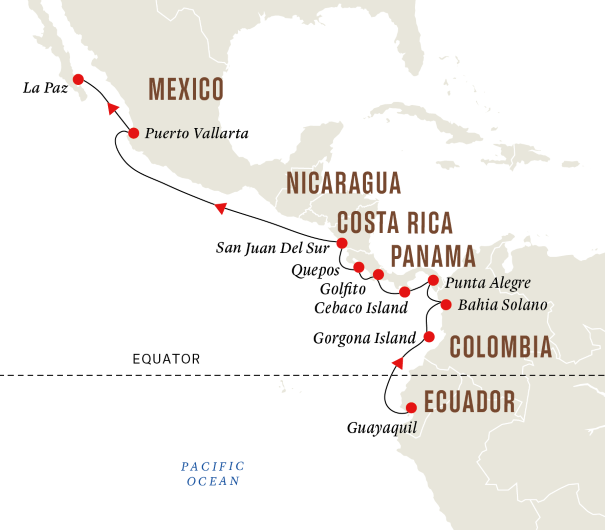 Central America Cruise from Ecuador to Mexico | April 2020 | Hurtigruten